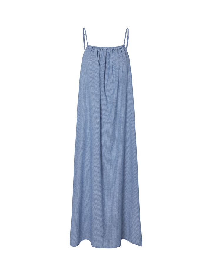 jurk Teslana-M blue white stripe